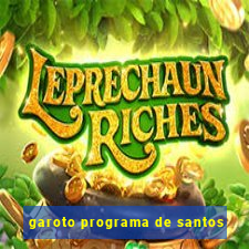 garoto programa de santos